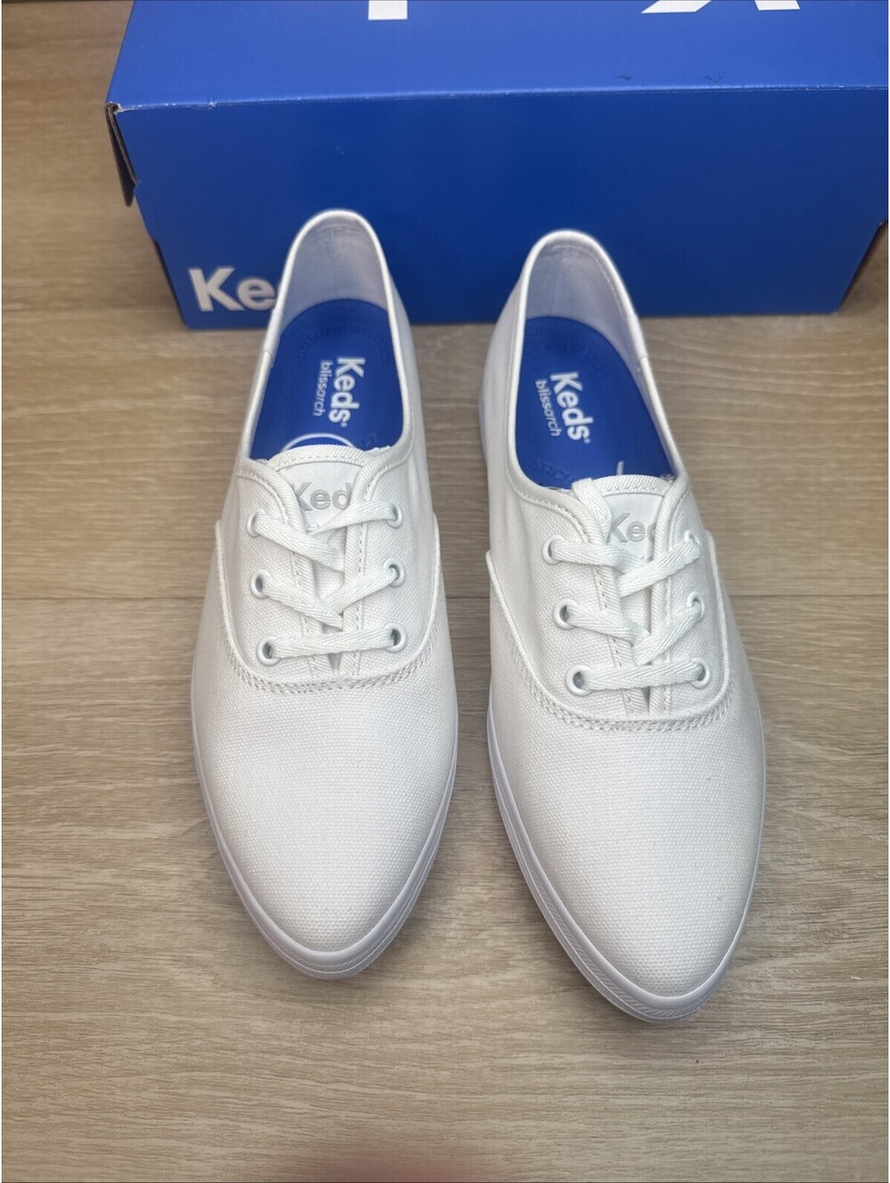 Keds Champion Point Low Canvas Lace Up Women Size 7.5 M - Picture 4 of 11